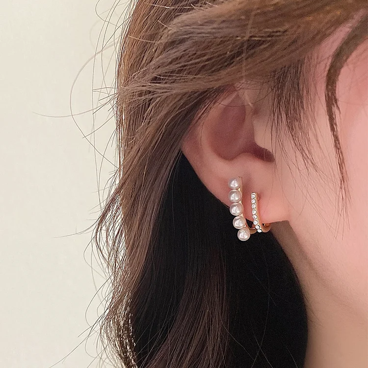Fashion Simple Pearl Stud Earrings