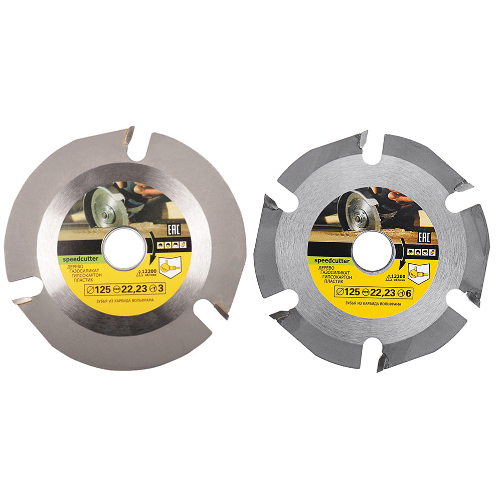 Carbide Angle Grinder Cutting Disc Wood Carving Abrasive Circular Saw Blade, 125mm*3t, 501 Original
Carbide Angle Grinder Cutting Disc Wood Carving Abrasive Circular Saw Blade, 125mm*3t, 501 Original