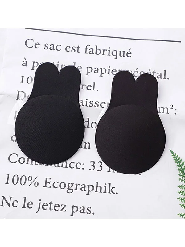 Invisible silicone breast patch anti-bump anti-gloss rabbit ears lifting chest patch