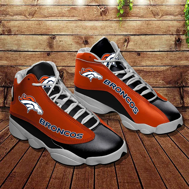 Denver Broncos Printed Unisex Basketball Shoes
