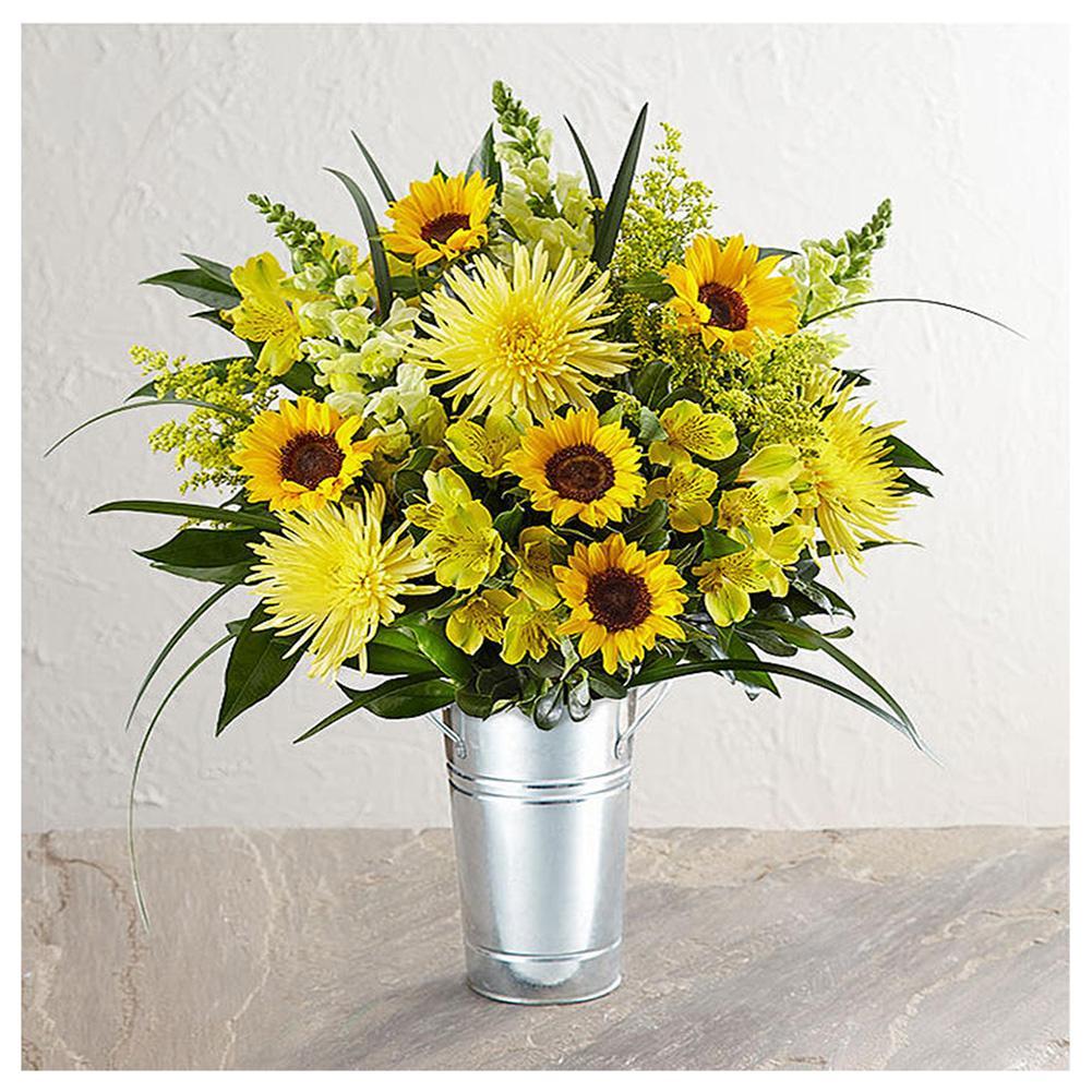 Yellow Flower Vase