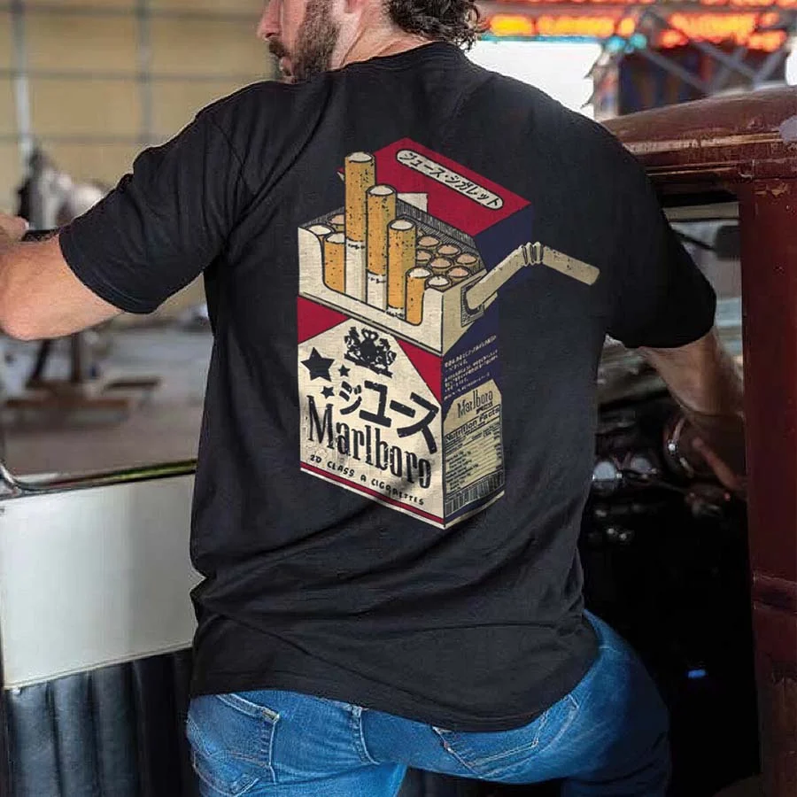 Vintage Marlboro Printed Men's T-shirt - Devcarry