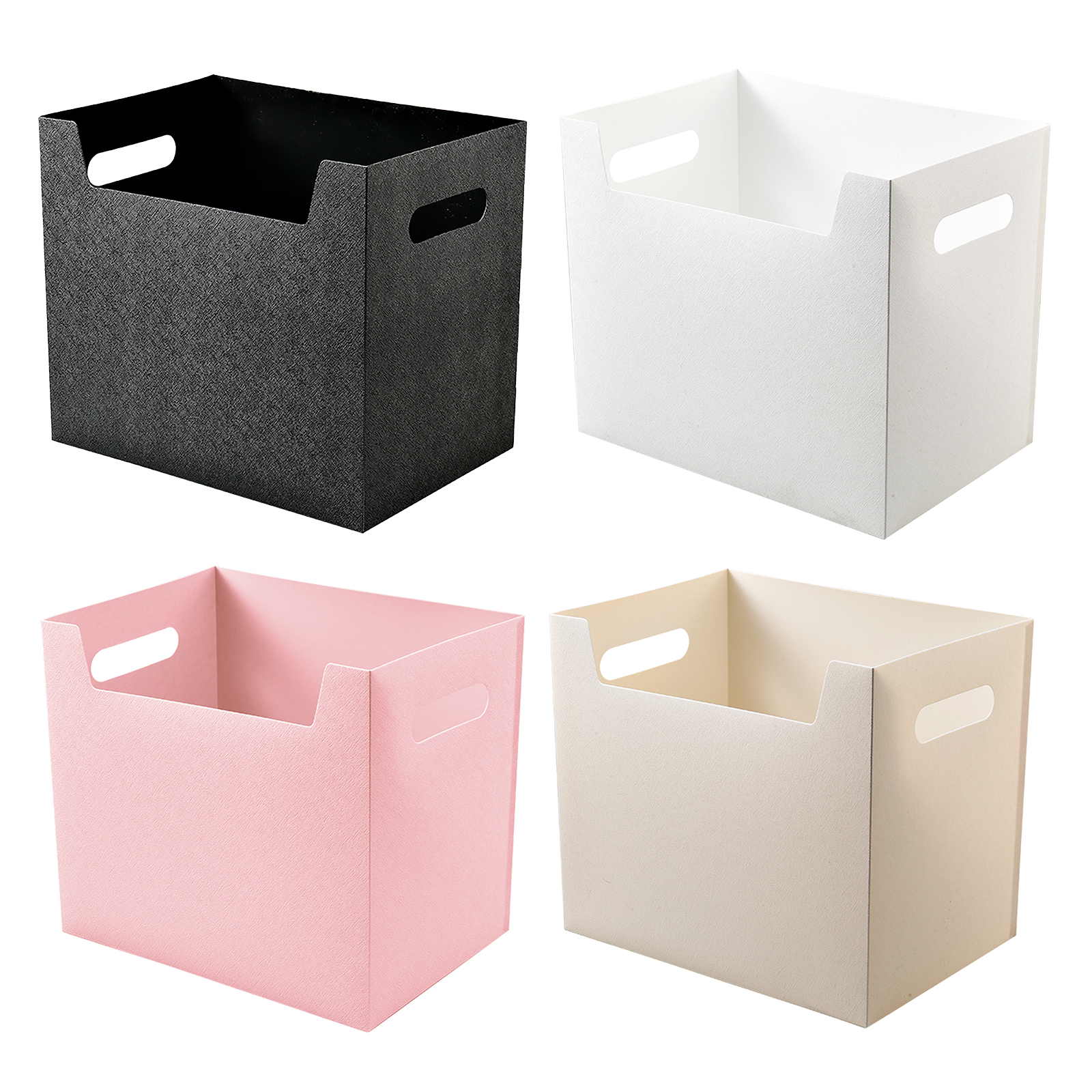 Desktop Collapsible Storage Box Folding Office Organizer for Documents File, Apricot., 501 Original
Desktop Collapsible Storage Box Folding Office Organizer for Documents File, Apricot., 501 Original