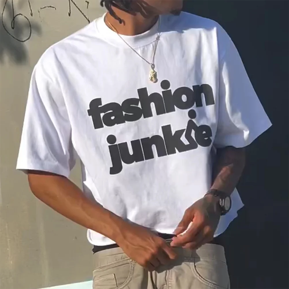 Fashion Junkie Print Short Sleeve T-shirt