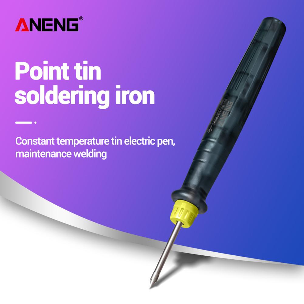 ANENG LT002 Mini Portable Electric USB Soldering Iron Pen Welding Tools Set, Grey, 501 Original
ANENG LT002 Mini Portable Electric USB Soldering Iron Pen Welding Tools Set, Grey, 501 Original