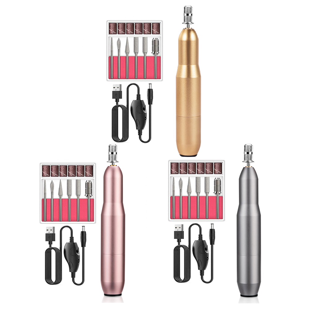 USB Electric Nail Polish Grinder Manicure Pedicure Engrave File Head Pen, Rose gold, 501 Original
USB Electric Nail Polish Grinder Manicure Pedicure Engrave File Head Pen, Rose gold, 501 Original