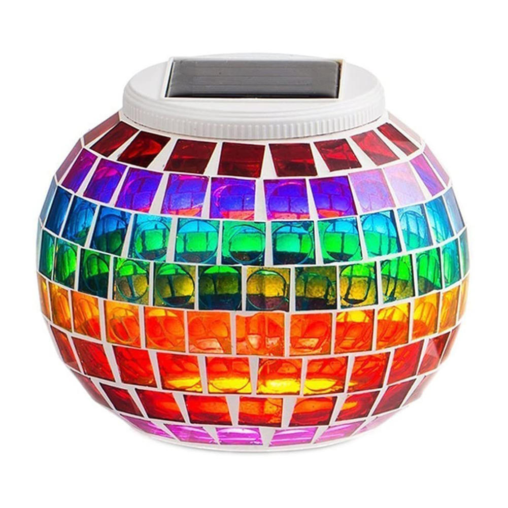 LED Solar Glass Pot Lantern Lamp Colorful Mosaic Night Light Garden Decor, 501 Original
LED Solar Glass Pot Lantern Lamp Colorful Mosaic Night Light Garden Decor, 501 Original