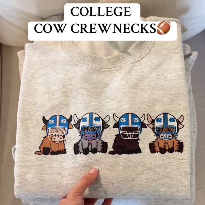 College football crewnecks best sale