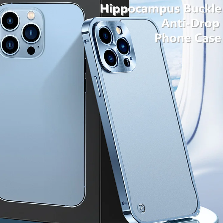 Hippocampus Buckle Anti-Drop Case For iPhone 