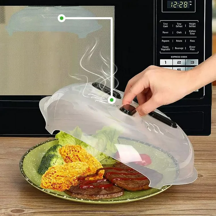Microwave Hover Anti Splattering Magnetic Food Splatter Lid Cover