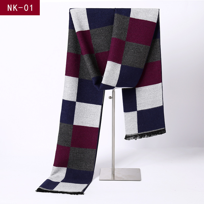 Men's autumn and winter cashmere scarf 001