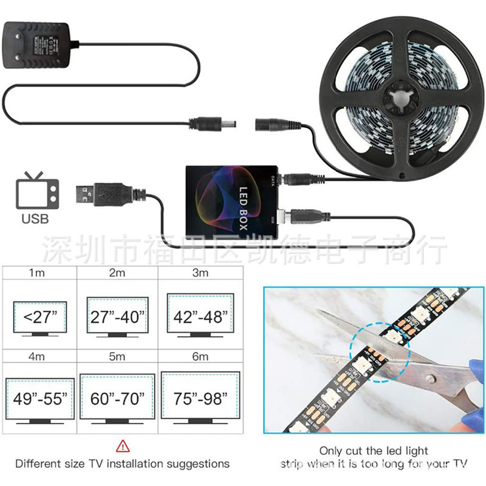 30 LED Strip Light Ribbon Diode Tape Color Changing 3m TV BackLight EU Plug, 5m, 501 Original
30 LED Strip Light Ribbon Diode Tape Color Changing 3m TV BackLight EU Plug, 5m, 501 Original