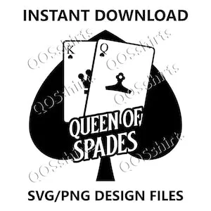 pornhint Pornhint Queen of Spades SVG PNG Cut File Hotwife QOS Shirt Designs Bbc Only Clothing Logo
