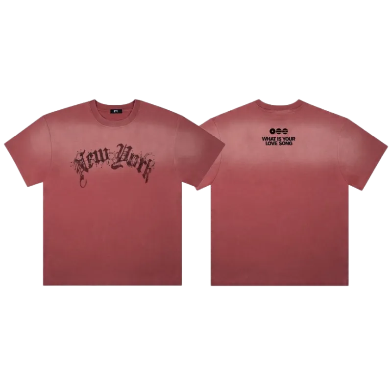 BTS Arirang World Tour NYC T-Shirt (Red)