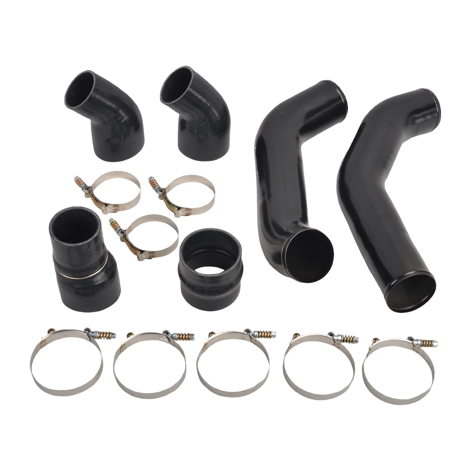 Intercooler Pipe & Boot Kit For 1318 Dodge Ram 6.7L Cummins Diesel Black