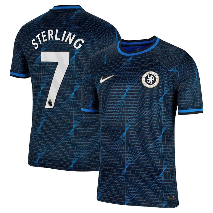 Chelsea Raheem Sterling 7 Away Shirt Kit 2023-2024