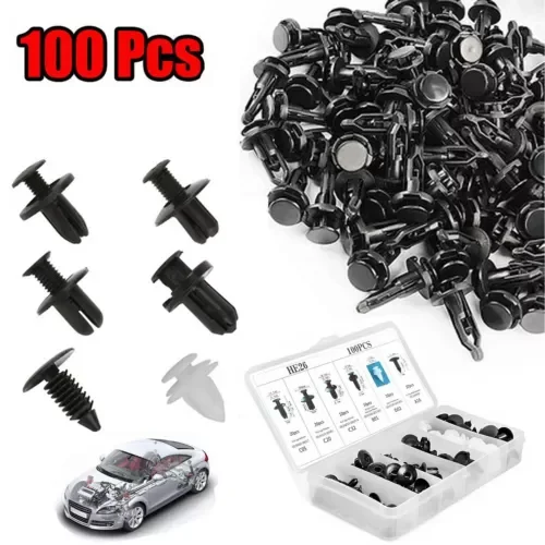 Dronehint Accessories 100x Car Bumper Trim Panel Fender Engine Push Pin Rivet Clips Parts (For: BYD) Parts
