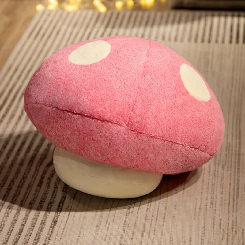 MeWaii® Small Pink Mushroom Plush For Gift Spotted Cute Mushroom Plushies