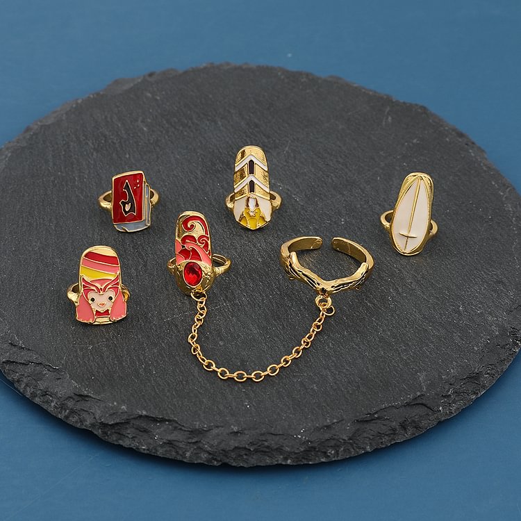 Witch Nail Ring Set