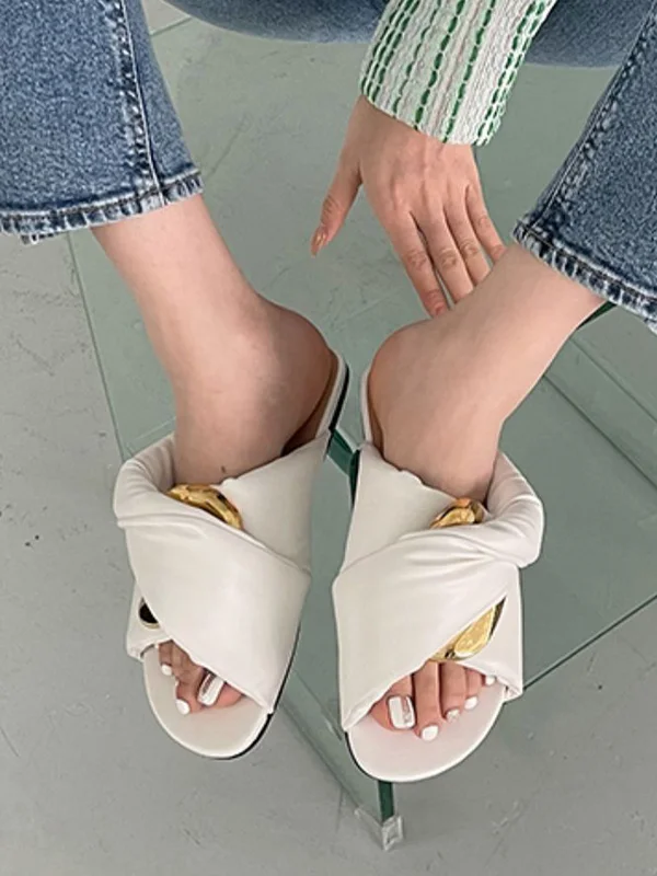 Flat Heel Slippers