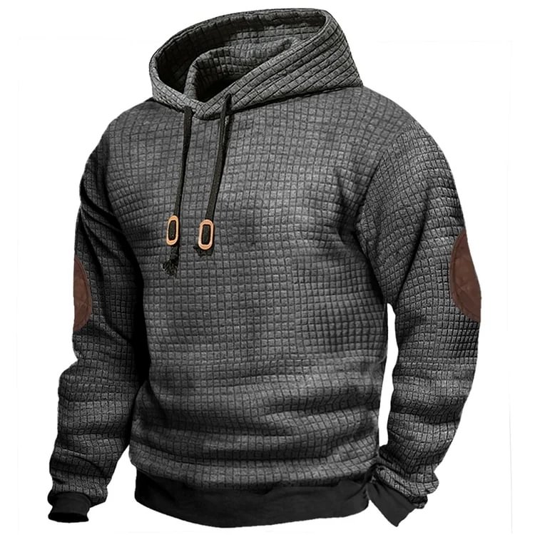 Men's Vintage Waffle Tactical Sweatshirt