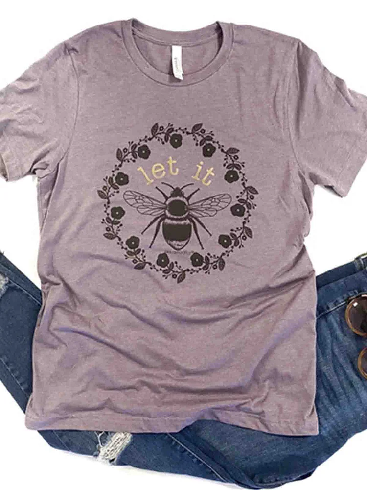 Bestdealfriday Women Bleached Vintage Girlfriend Tee 9576371