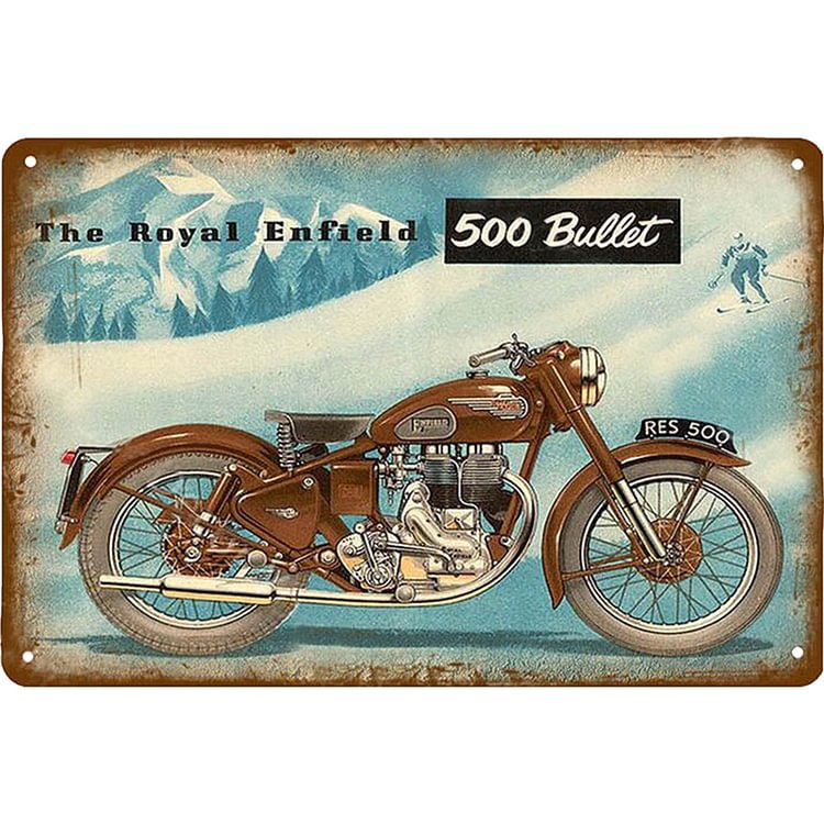 Royal Enfield Motorcycle - Vintage Tin Signs/Wooden Signs - 20*30cm/30*40cm