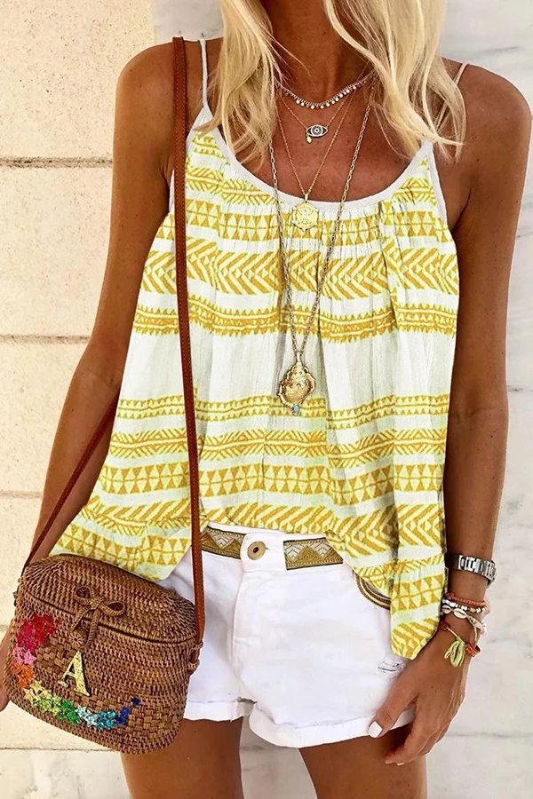 Bohemian Ethnic Style Camisole Top