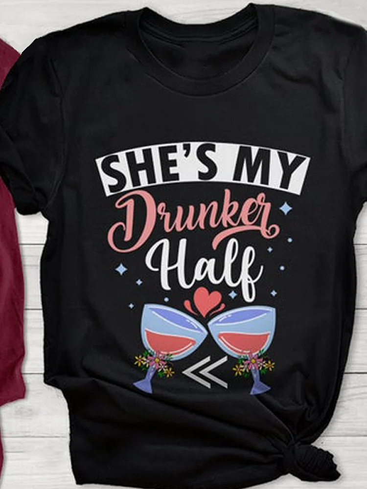 Bestdealfriday She's My Drunker Couple T-Shirts