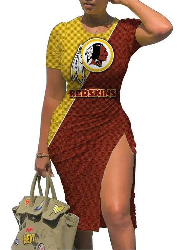 Washington Redskins
Women's Slit Bodycon Dress