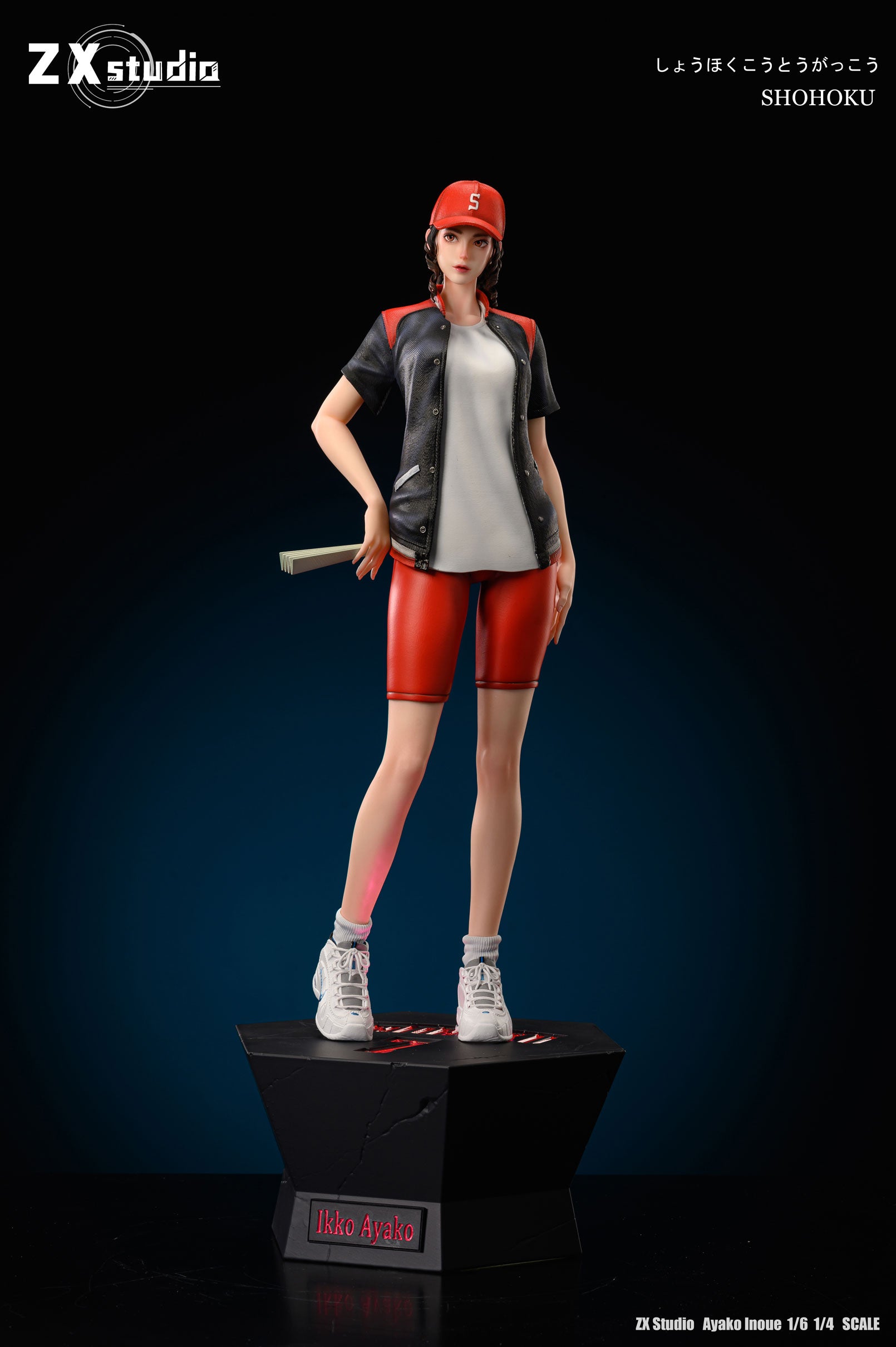 ほのう 1/6 & 1/4 Scale Team Manager Ayako 2.0 with LED - SLAM DUNK Resin