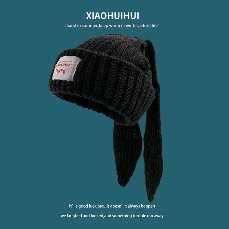 NewJeans Rabbit Knitted Hat