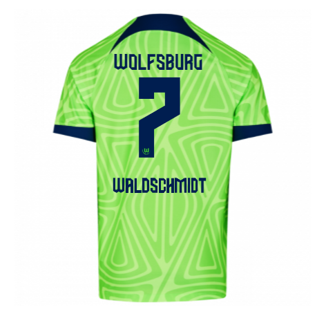 VFL Wolfsburg Luca Waldschmidt 7 Home Shirt Kit 2022-2023