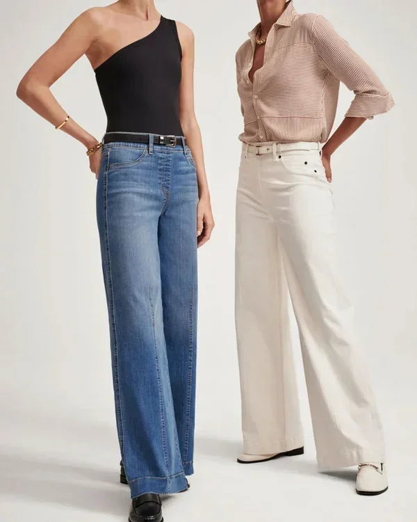 🔥Last Day 50% OFF-Seamed Front Wide Leg Jeans (✨Buy 2 Free Shipping✨)