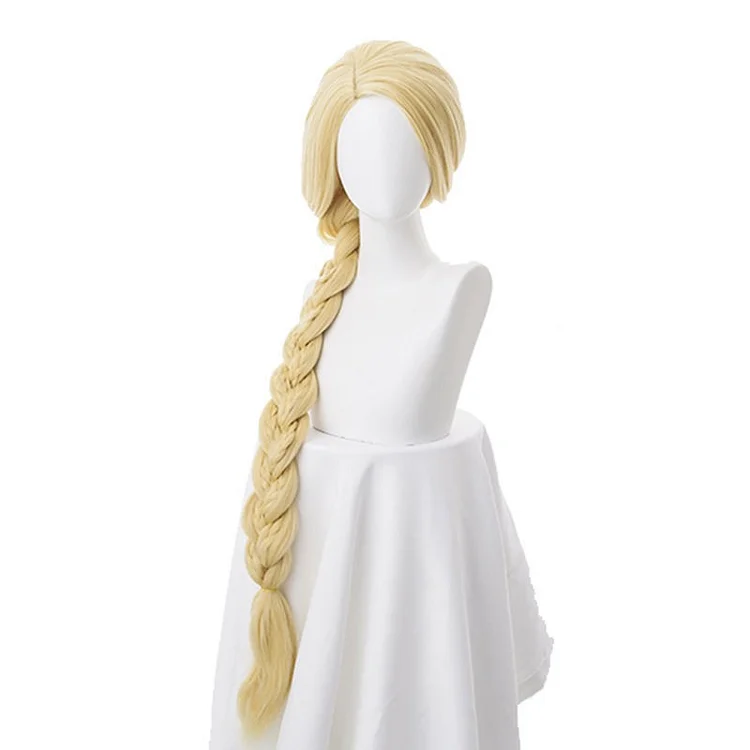 Tangled Rapunzel Yellow Wig Cosplay Accessories Halloween Carnival Props