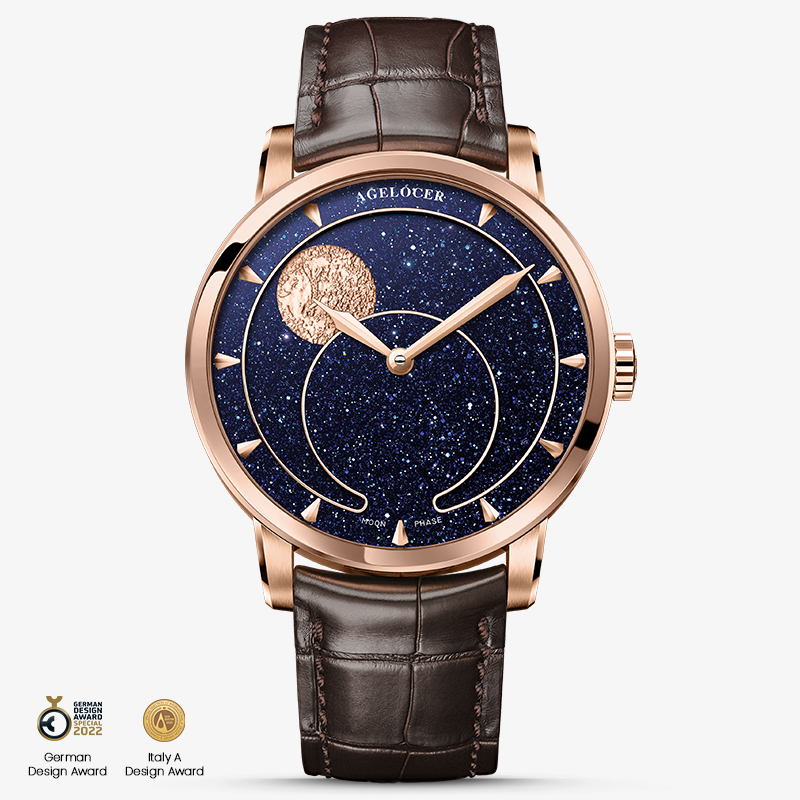 Agelocer Astronomer Men's Gold Automatic Mechanical