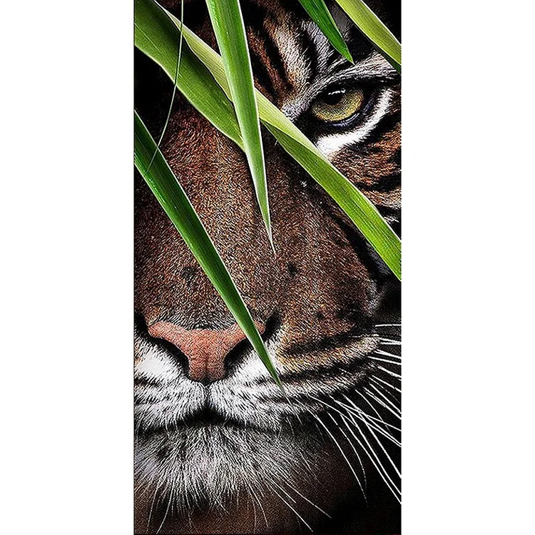 Tiger Full Drill Diamond Painting 85X45CM(Canvas) gbfke