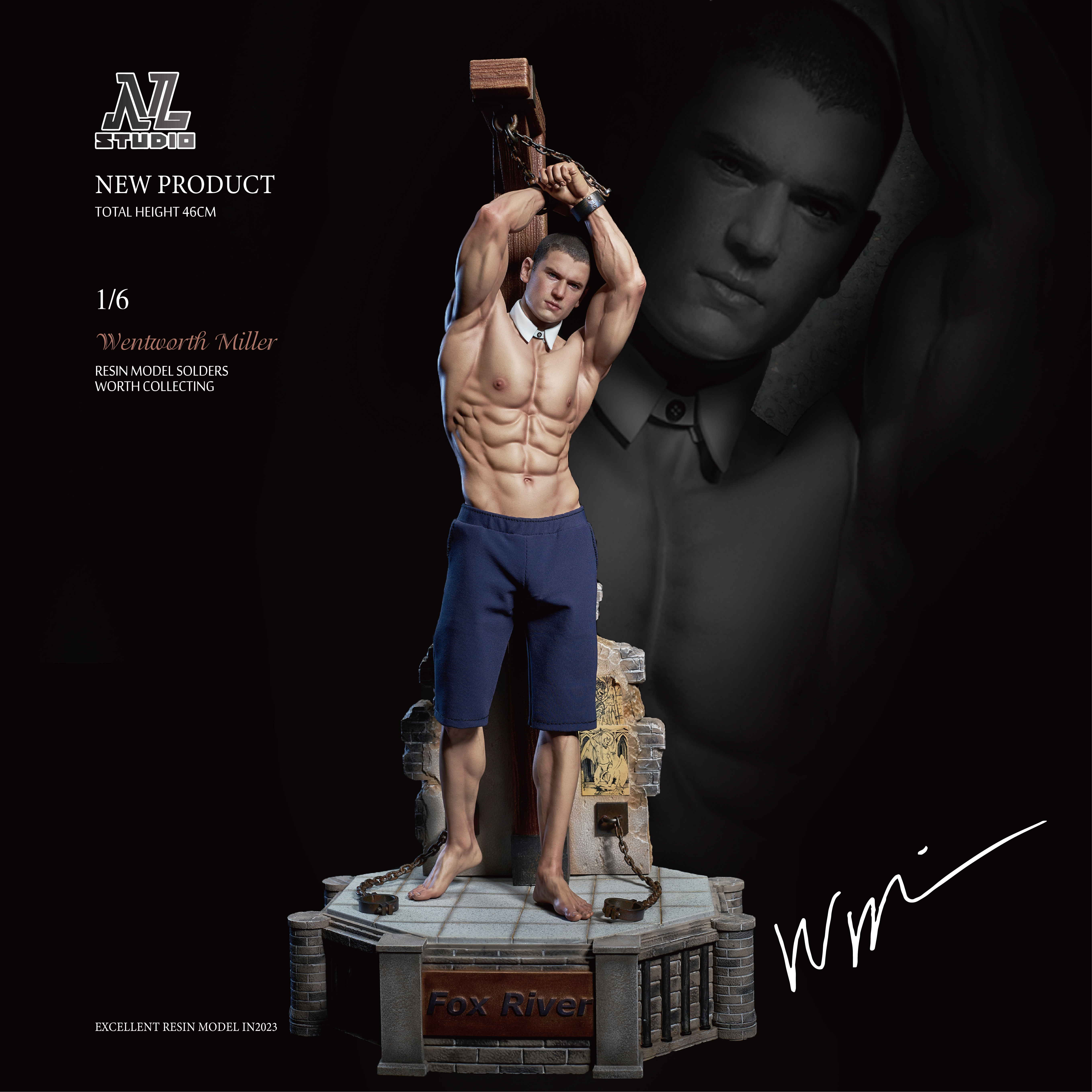 PRE-ORDER NL Studio - Prison Break - Wentworth Miller 1/6 Scale