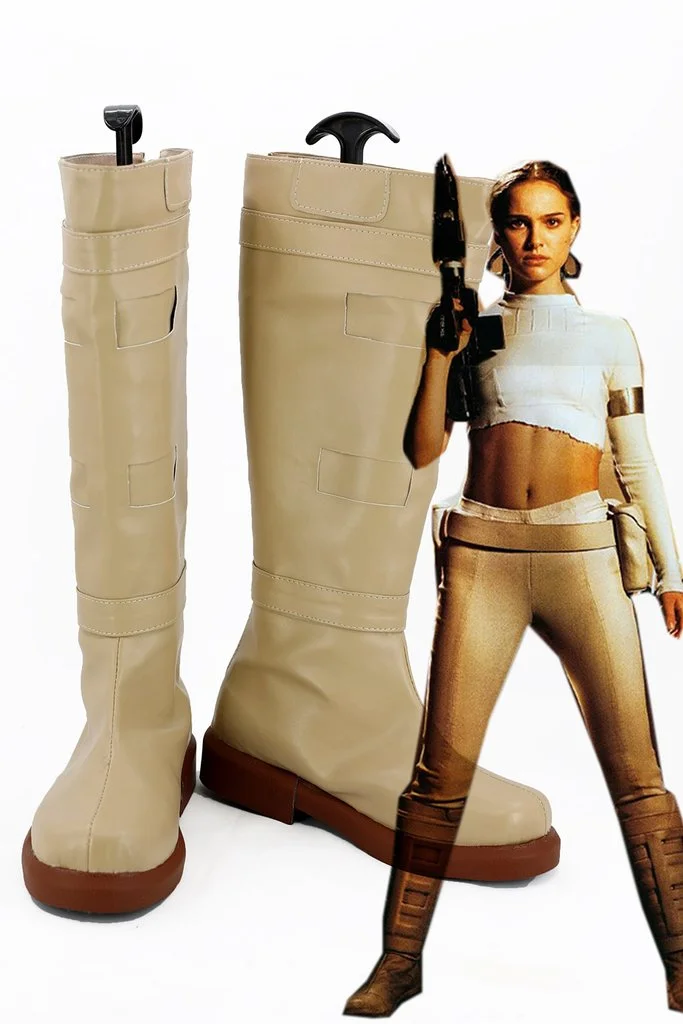 SW Padme Amidala Boots Cosplay Shoes