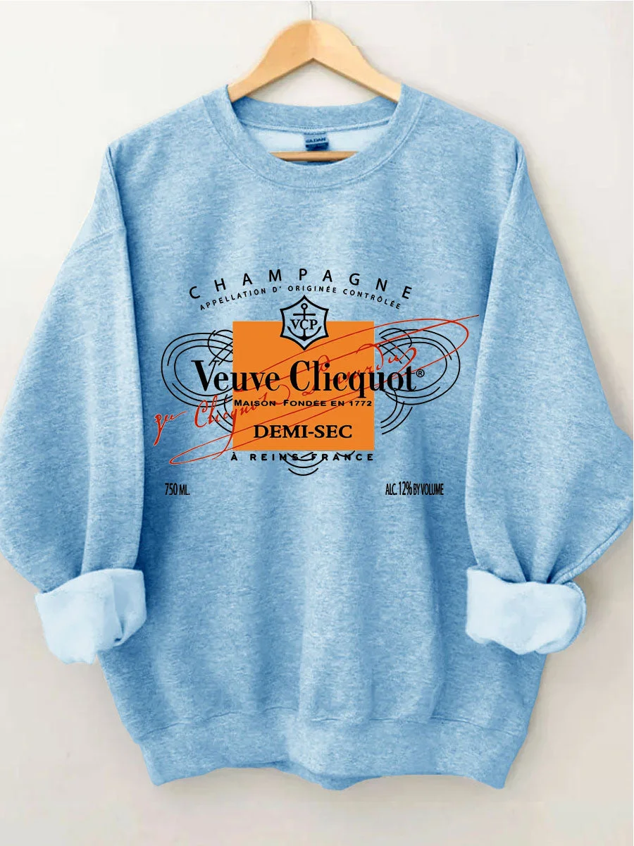 Veuve Clicquot Champagne Sweatshirt