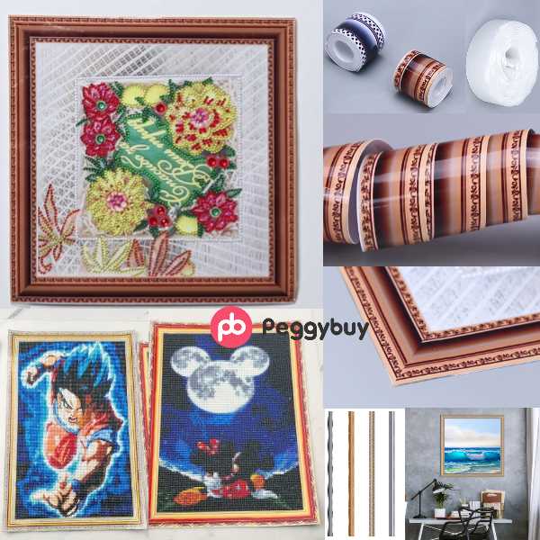 DIY Velcro Self-adhesive Frame for Diamond Painting(2m long*3cm wide)