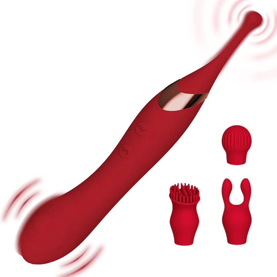 2-in-1 Multi Frequency Vibration Tapping Clit Stimulator Rosetoy Official