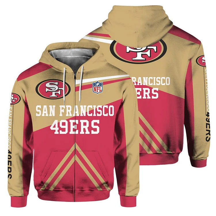 New San Francisco 49ers Limited Edition Zip-Up Hoodie