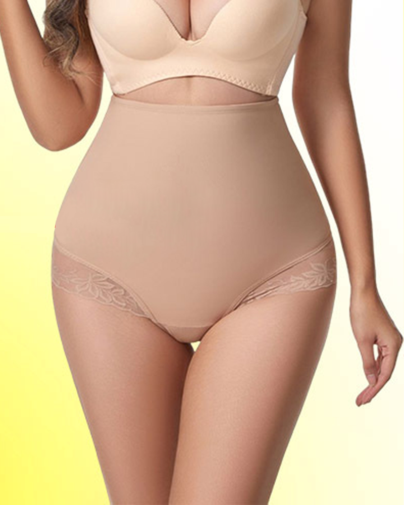 High-Waisted Lace Panties