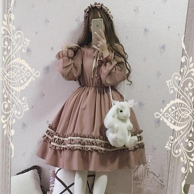 Lucy Gothic Lolita Kawaii Princess Lolita Dress SP19017