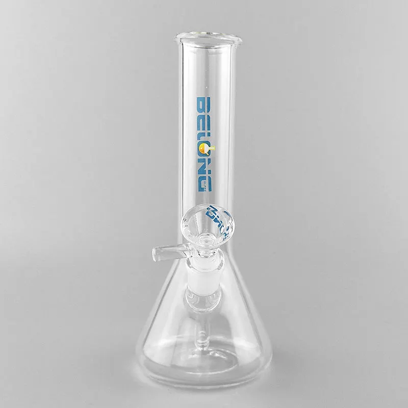 7.5" Tall Small Beaker Bong Dab Rig with Different Color Logo