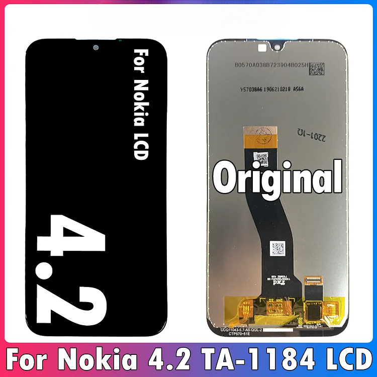 5.71'' Original For Nokia 4.2 LCD Display Touch Screen Digitizer Assembly For TA-1184 TA-1133 TA-1149 LCD Replacement Parts
