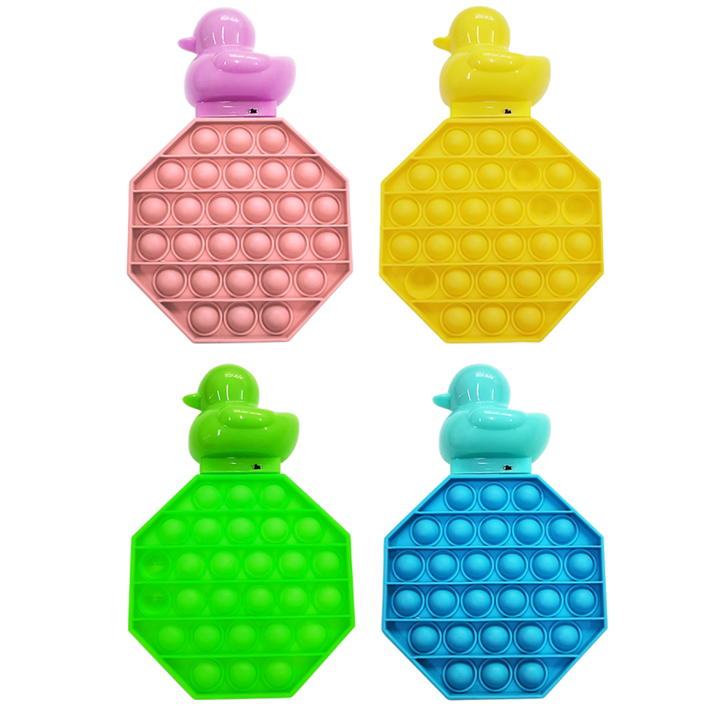 Octagonal Push Bubble Duck with Light Sound Anti Stress Fidget Puzzle Toys, Pink, 501 Original
Octagonal Push Bubble Duck with Light Sound Anti Stress Fidget Puzzle Toys, Pink, 501 Original