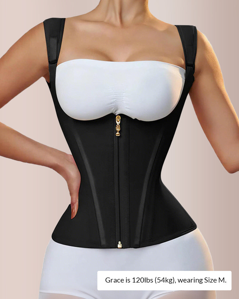 CurveFlex - Double Waistband Corset Waist Trainer