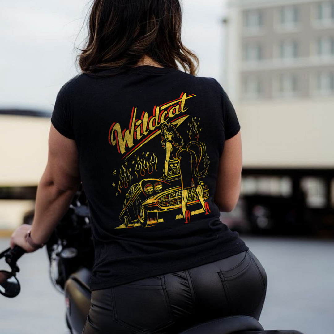 Wildcat Printed Women's T-shirt - Devcarry